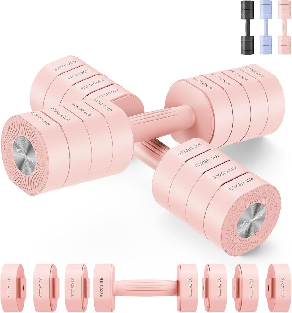 Merach adjustable dumbbells